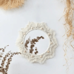 miroir macramé