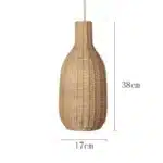 Petite suspension osier 3