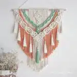 Macramé mural couleur 1