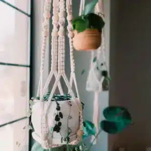 Suspension plante macramé 1