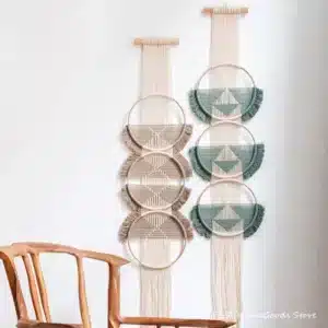 Macramé mural moderne 2