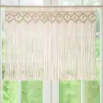 Rideau fil macramé 1