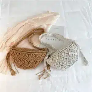 Sac banane macramé 2