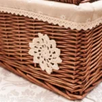 Panier osier de rangement 2