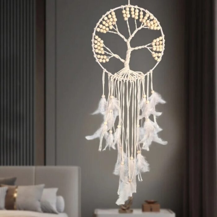 arbre de vie macramé bicolore