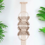Macramé moderne beige