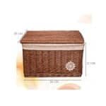 panier osier de rangement