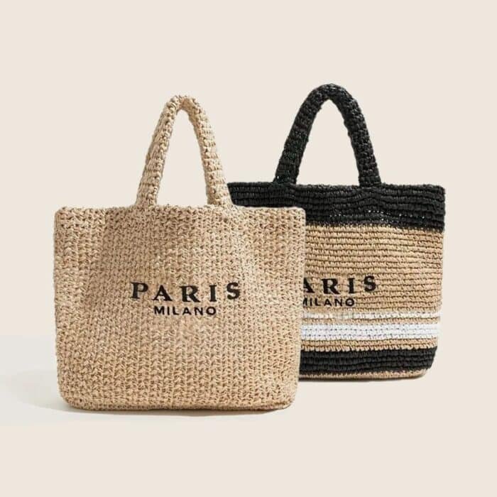 Sac de plage paille