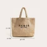sac plage paille