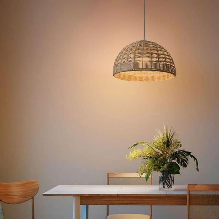 suspension luminaire osier
