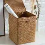 Panier carré jonc de mer 3