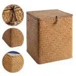 Panier carré jonc de mer 1