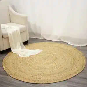 Tapis jonc de mer rond 1