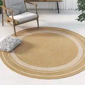 Tapis en jute rond 1