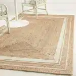 Tapis en jute rectangulaire 1