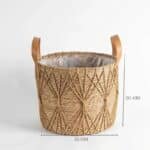 cache pot rotin