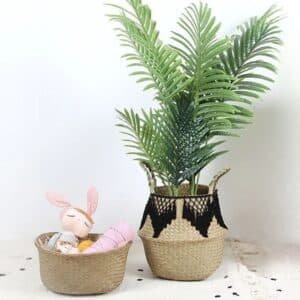 grand cache pot jonc de mer