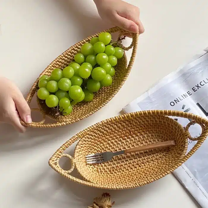 Petit panier rotin 1